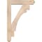Ekena Millwork Merced Craftsman Smooth Bracket w/ Offset Brace, Douglas Fir, 5 1/2"W x 24"D x 36"H BKT0604X24X36MRC04SDF - alternate 3